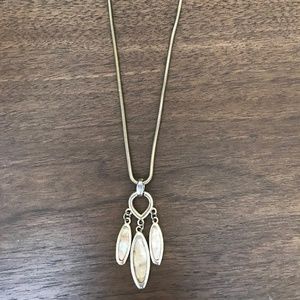 Necklace with Opal-like pendants